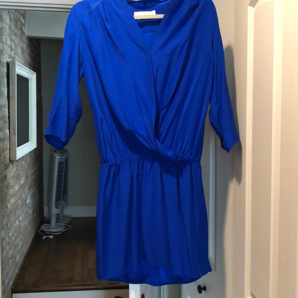 Amanda Uprichard Royal Blue Mini Dress SZ Small